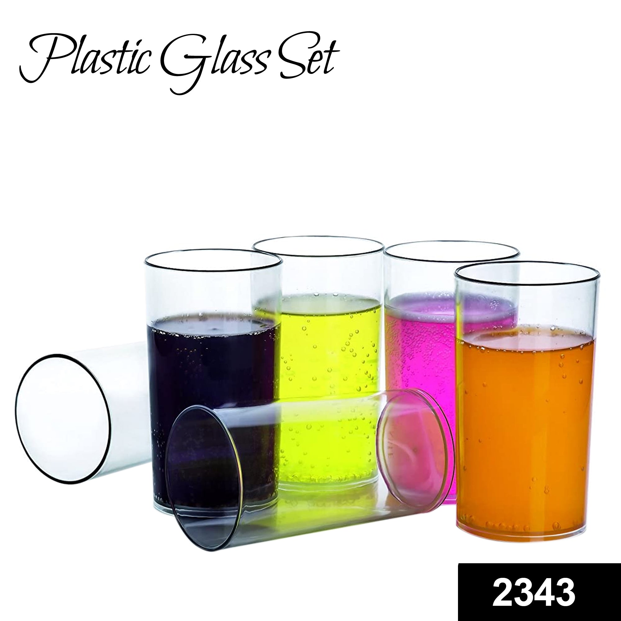 Stylish transparent glasses set Stylish transparent glasses set